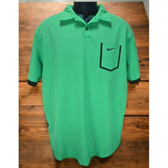 Nike Golf Tour Performance Dri-Fit Polo Large Green - Picture 1 of 8